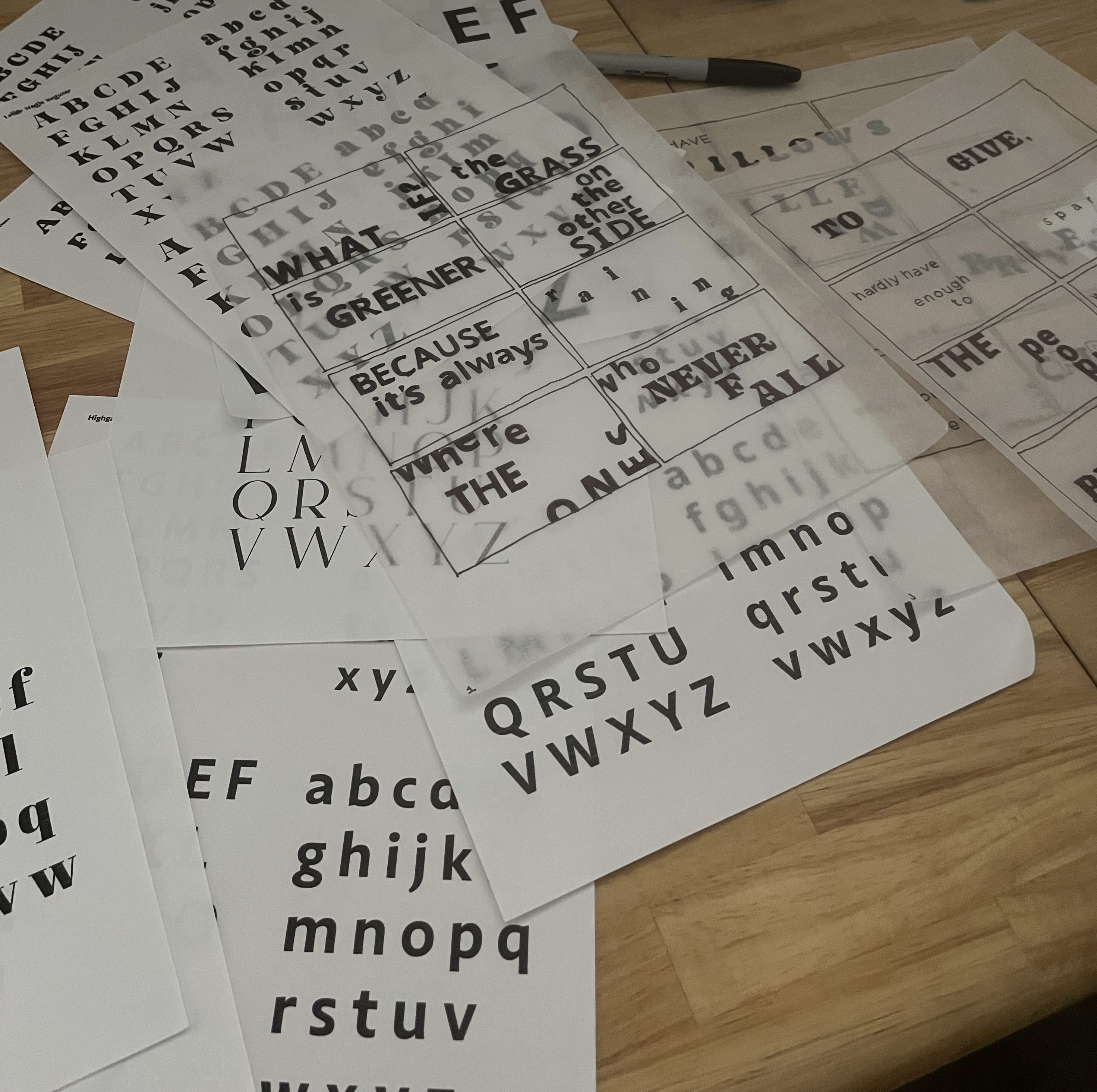 Teaching Kinetic Type: Prioritizing Form and Space in motion design with Analog Making Processes